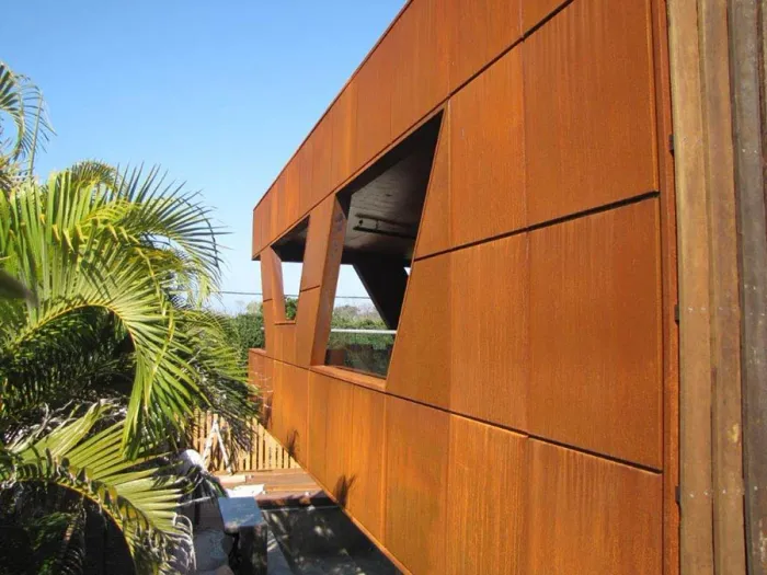 COR-TEN steel outdoor architectural application